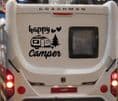 Large Happy Camper - Sticker